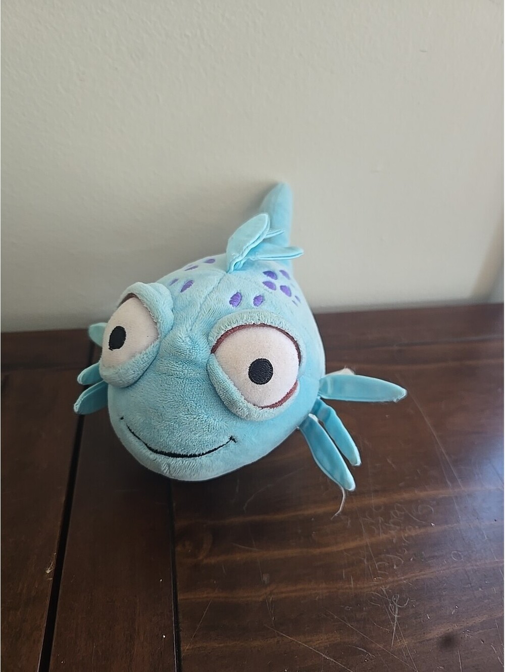 MerryMakers Pout Pout Fish Doll Toy Plush Blue Fish 7” Stuffed Book Character